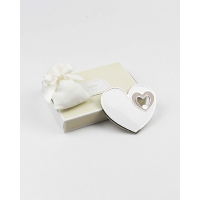 apribottiglia cuore bianco-beige con magnete